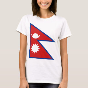 Drapeau Népal x Carte T-shirt