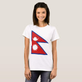 Drapeau Népal x Carte T-shirt (Devant entier)