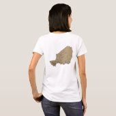 Drapeau Niger x Carte T-shirt (Dos entier)