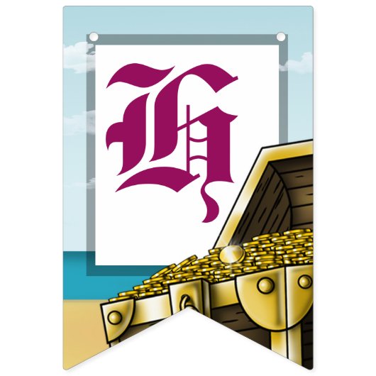 Drapeau noir d'anniversaire pour une fille afro-am (Deuxième drapeau)