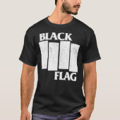 Drapeau noir T-shirt classique (Devant)