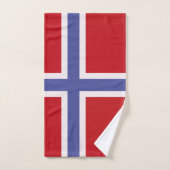 Drapeau norvégien (Serviette à main)
