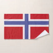 Drapeau norvégien (Serviette à main)