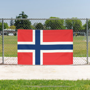 Drapeau norvégien de Norvège bannière personnalisé
