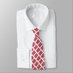 Drapeau norvégien de Norvège cravate personnalisé