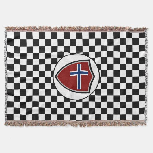 Drapeau norvégien lancer une couverture (Devant)