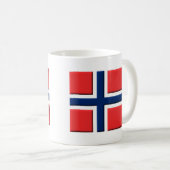 Drapeau norvégien Mug Norsk (Devant droit)