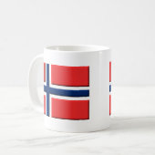 Drapeau norvégien Mug Norsk (Devant gauche)