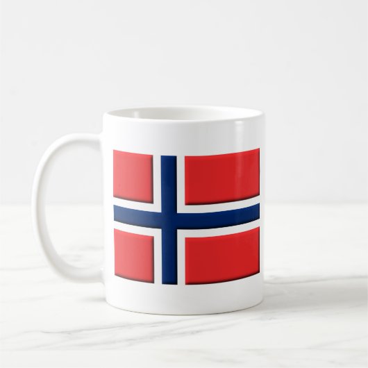 Drapeau norvégien Mug Norsk (Gauche)