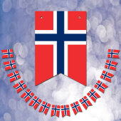 Drapeau norvégien & Parti Norvège Bannières / Mari