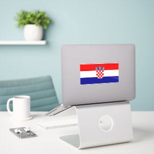 Drapeau Officiel de la Croatie Autocollant d'Emb