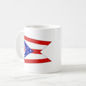 Drapeau Ohioan + Plan Mug (Devant gauche)