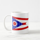 Drapeau Ohioan + Plan Mug (Gauche)