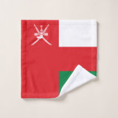 Drapeau Oman (Gant de toilette)