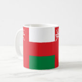 Drapeau Omani Céramique café Mug (Devant gauche)