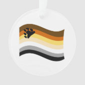 Drapeau ondoyant de la fierté de l'ours (devant)
