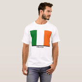 Drapeau ou T-shirt de l'Irlande (Devant entier)