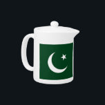 Drapeau pakistanais<br><div class="desc">Apportez une touche de fierté culturelle à votre tea time avec cette élégante théière du drapeau pakistanais, un parfait mélange de fonctionnalité et de fierté nationale ! Réalisée avec soin du détail, cette théière présente une représentation vibrante et frappante du drapeau pakistanais, ce qui en fait un bel ajout à...</div>
