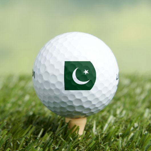 Drapeau pakistanais balle de golf (T-shirt Insitu)