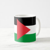 Drapeau Palestine Céramique café Mug (Devant droit)