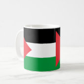 Drapeau Palestine Céramique café Mug (Devant gauche)