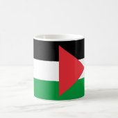 Drapeau Palestine Céramique café Mug (Centre)