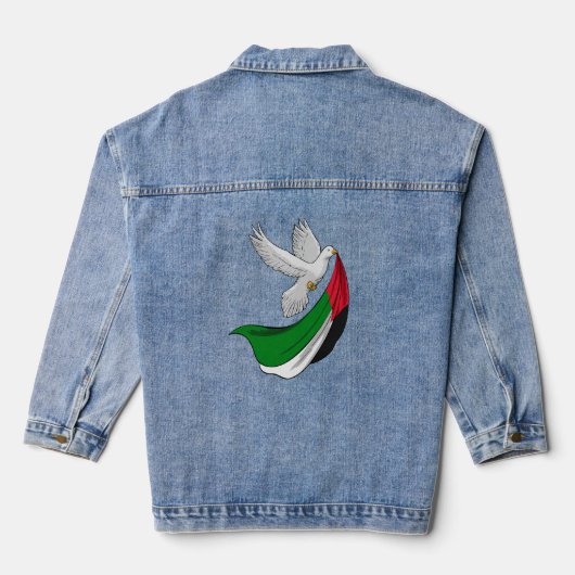 Drapeau palestinien, Pigeon pacifique, (Verso)