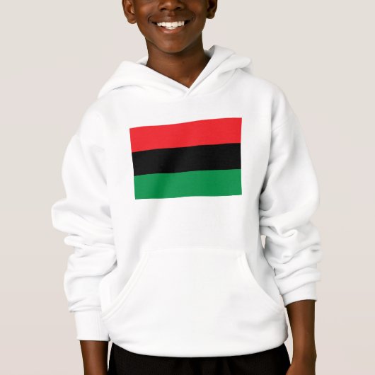 Drapeau panafricain, histoire noire afro-américain (Devant)