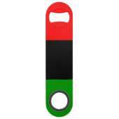 Drapeau panafricain rouge, noir, vert (Dos)