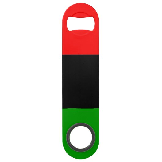 Drapeau panafricain rouge, noir, vert (Dos)