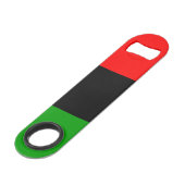 Drapeau panafricain rouge, noir, vert (Dos Angle)