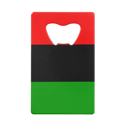 Drapeau panafricain rouge, noir, vert (Dos)