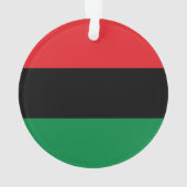 Drapeau panafricain UNIA Kwanzaa (dos)