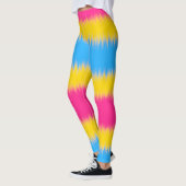 Drapeau Pansexuel large bande Leggings (Gauche)