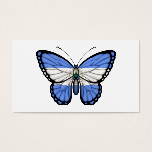 Drapeau papillon du Nicaragua (Devant)