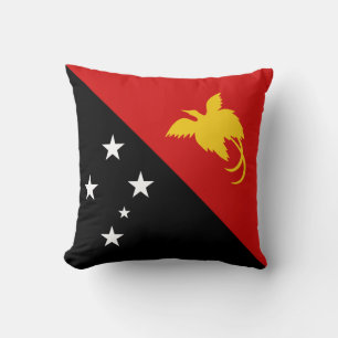 Drapeau Papouasie-Nouvelle-Guinée x Coussin du dra