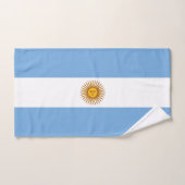 Drapeau patriotique argentin (Serviette à main)