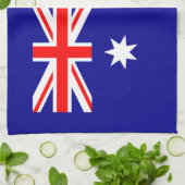 Drapeau patriotique australien serviette de cuisin (Plié)