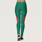 Drapeau patriotique bangladais Leggings (Dos)