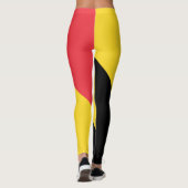 Drapeau patriotique belge Leggings (Dos)
