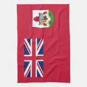 Drapeau patriotique Bermudes Serviette de cuisine (Vertical)