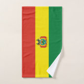 Drapeau patriotique bolivien (Serviette à main)