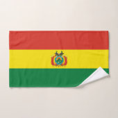Drapeau patriotique bolivien (Serviette à main)