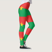 Drapeau patriotique Burkina Faso Leggings (Droite)