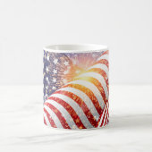 Drapeau Patriotique Café Mug (Centre)