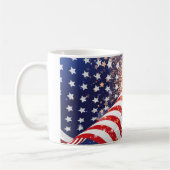 Drapeau Patriotique Café Mug (Gauche)