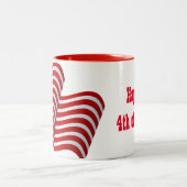 Drapeau Patriotique Café Mug (Centre)