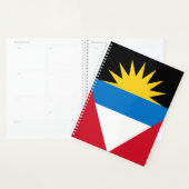 Drapeau patriotique d'Antigua-et-Barbuda (Devant avec enveloppe)
