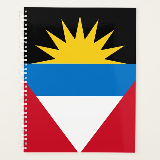 Drapeau patriotique d'Antigua-et-Barbuda (Devant)