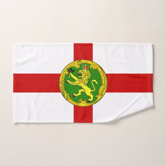 Drapeau patriotique d'Aurigny (Serviette à main)